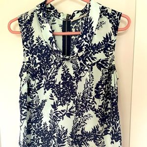 Halogen sleeveless floral tank xs